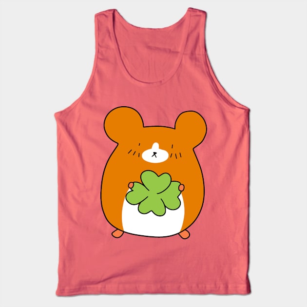 Four Leaf Clover Hamster Tank Top by saradaboru